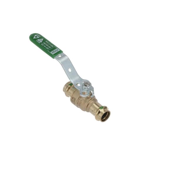 Viega ProPress 1-1/2 In. Press Zero-Lead Bronze Ball Valve With ...