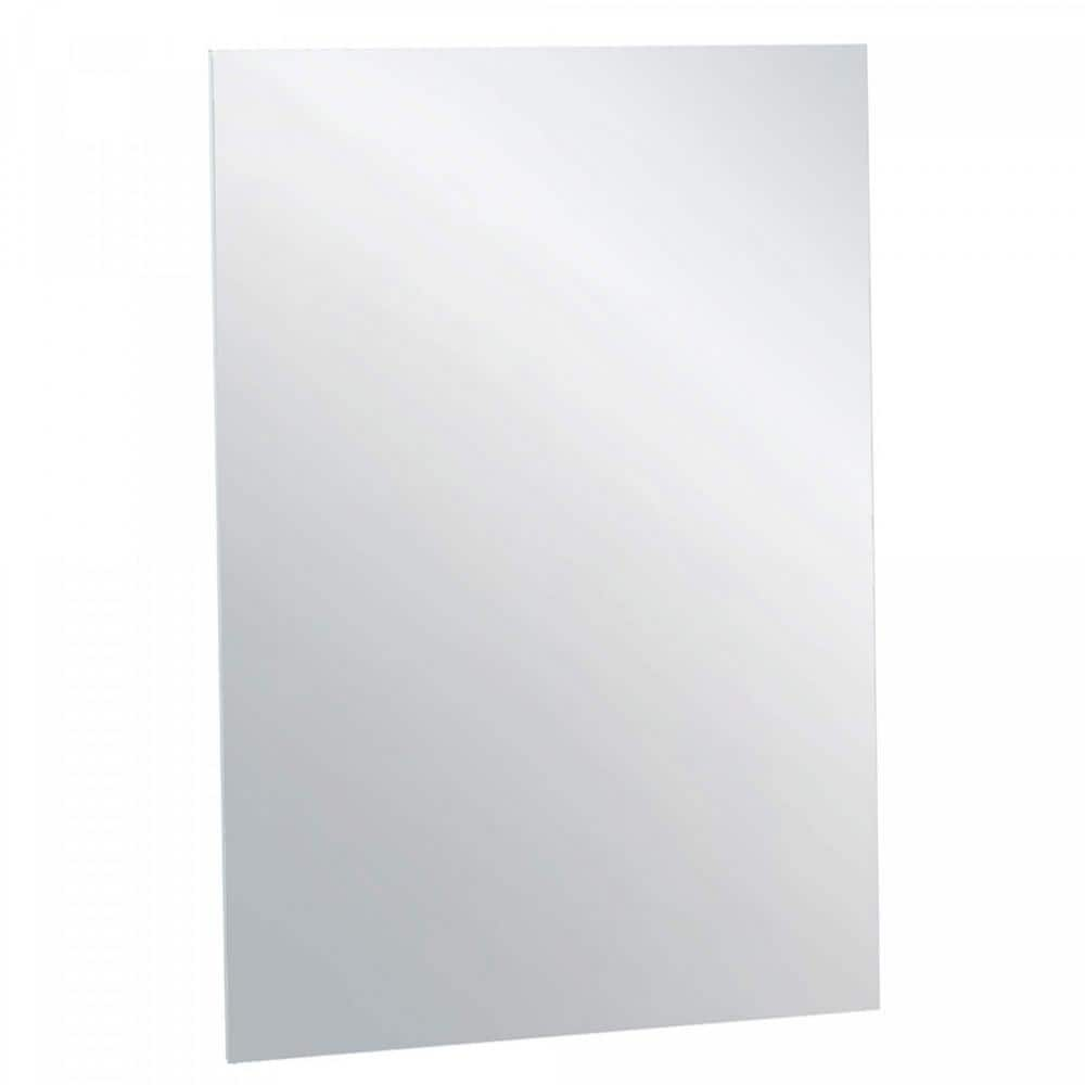 Fab Glass And Mirror 31.5 In. W X 47.5 In. H Tempered Wall Mirror Kit ...