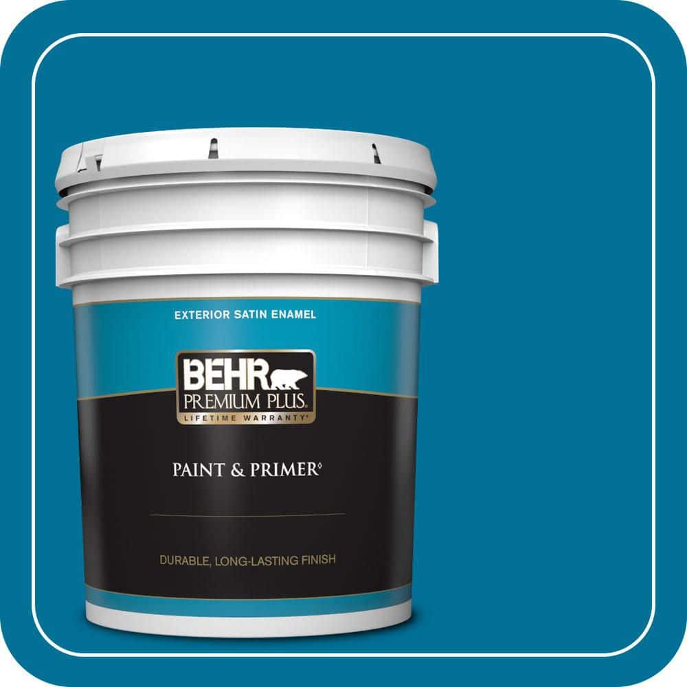 5 gal. #S-G-530 Glacier Lake Satin Enamel Exterior Paint & Primer price history on PriceWatchPro