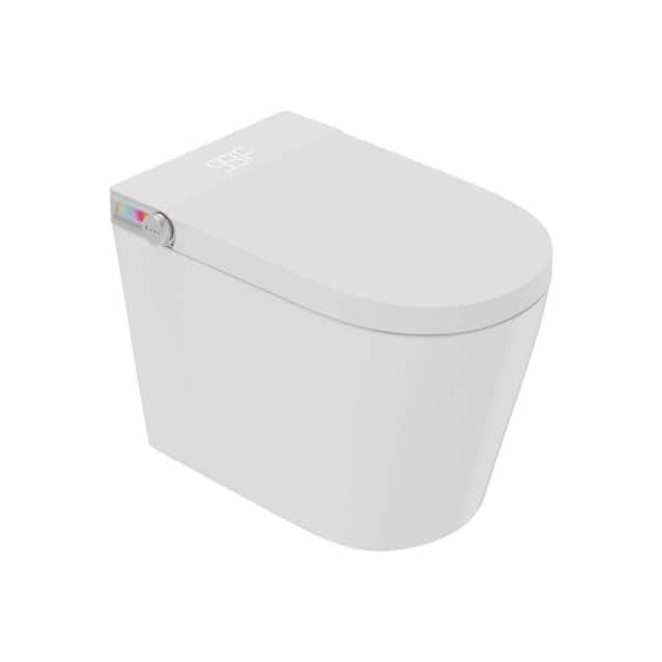MEDUNJESS Elongated Smart Bidet Toilet with Heated Seat & Remote Control