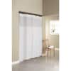 Hookless Part # HBH49MYS01SL77 - Hookless Illusion Shower Curtain With Snap  In Liner, White 71 In. X 77 In., 12 Per Case - Shower Curtains & Liners -  Home Depot Pro