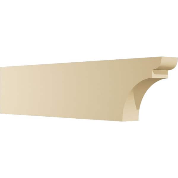 Ekena Millwork Standard Yorktown 3 in. W x 8 in. H x 36 in. D Signature Urethane Rafter Tail Outlooker