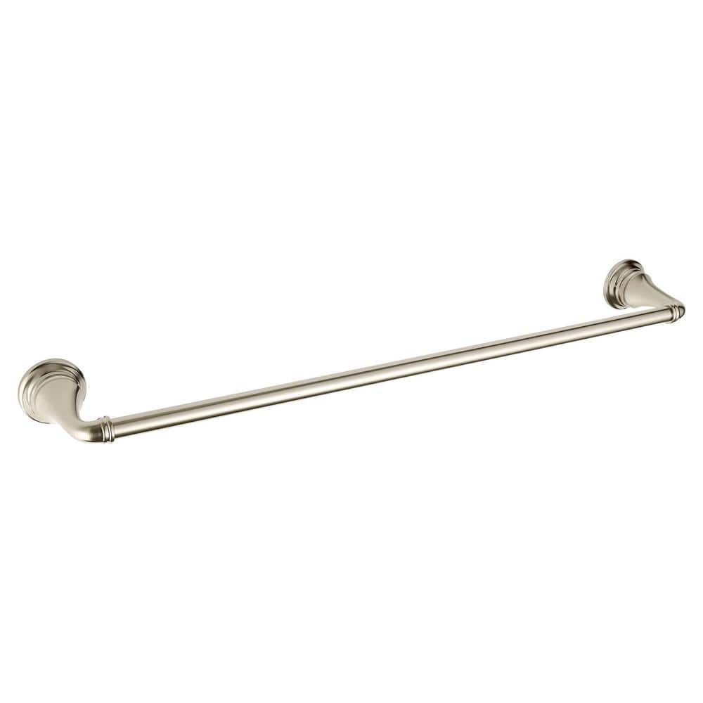 Delancey 24 Inch Brushed Nickel Wall Mounted Towel Bar
