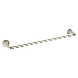 Delancey 24 in. Wall Mounted Towel Bar in Brushed Nickel