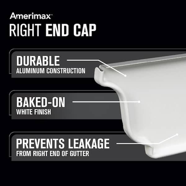 2 in. x 3 in. White Aluminum Downspout B-Elbow