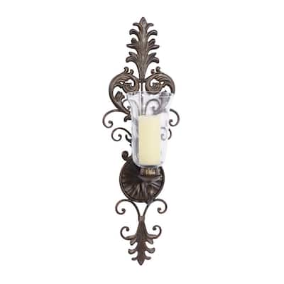 Candle Sconce Wall Decor Home Decor The Home Depot