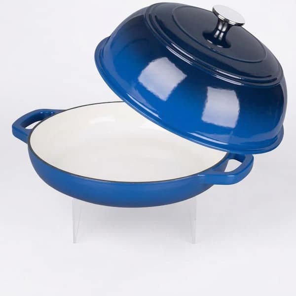 6 Quart Round Enameled Cast Iron Bread Dutch Oven with Lid and Baking Accessories Set for Sourdough Baking