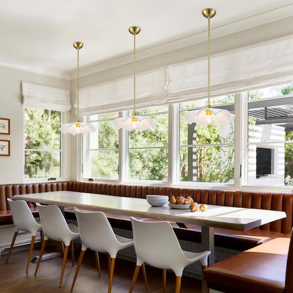 MENCOLULU 16 in. 1-Light Modern Copper Island Pendant Light with