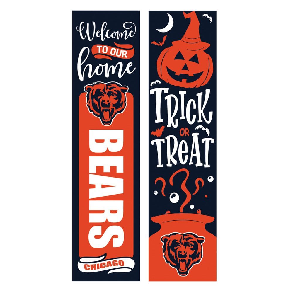 47 in. Double Sided Leaner Halloween Prop Porch Sign, Chicago Bears price history on PriceWatchPro