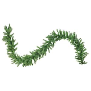 100 ft. x 12 in. Commercial Length Unlit Canadian Pine Artificial Christmas Garland