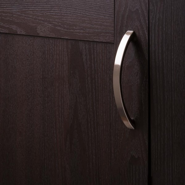 HICKORY HARDWARE 5 in. Rotterdam Bright Nickel Cabinet Center-to-Center Pull P3111-14