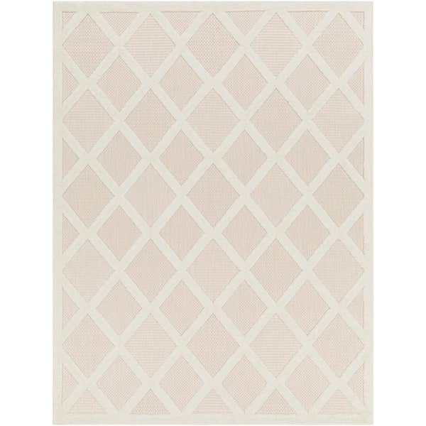 San Diego Tan 7 ft. x 9 ft. Indoor/Outdoor Area Rug