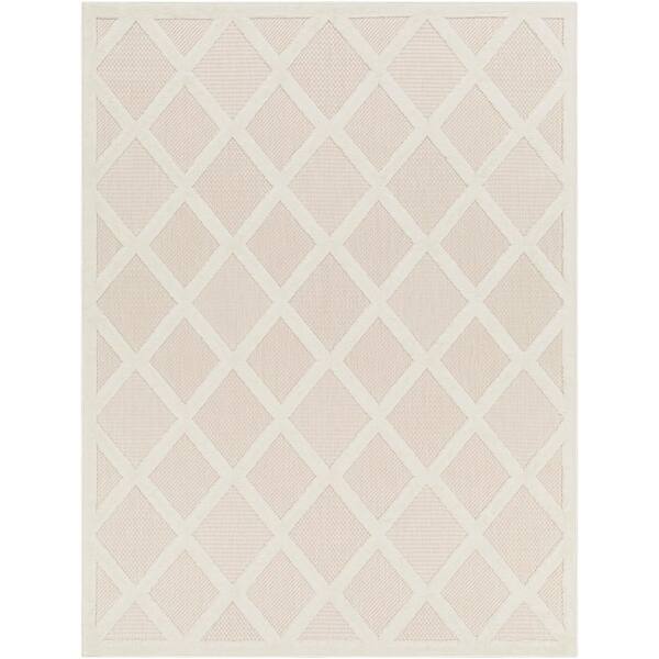 Livabliss San Diego Tan 8 ft. x 10 ft. Indoor/Outdoor Area Rug