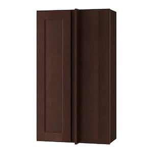 Newport 24 in. W x 12 in. D x 36 in. H Assembled Plywood Blind Wall Kitchen Cabinet in Manganite with Soft Close RH