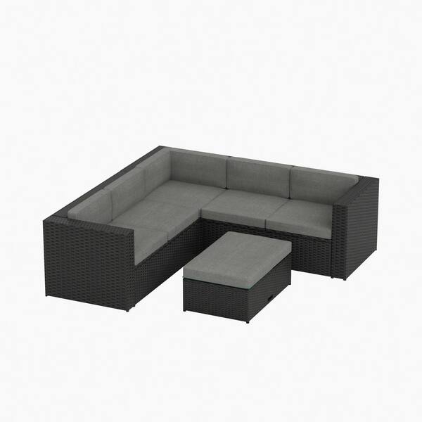 Keter provence best sale corner sofa set