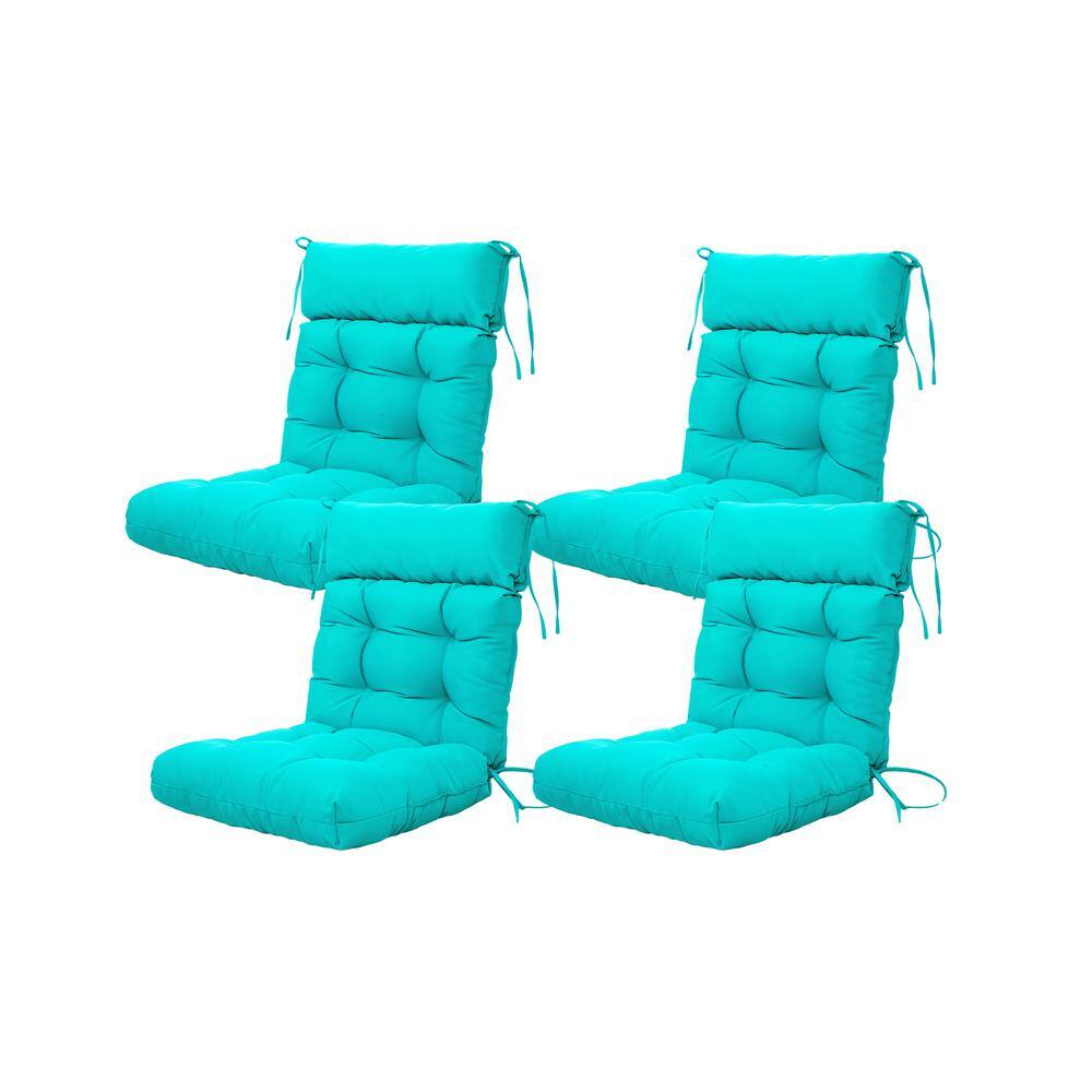 Seat/Back Outdoor Chair Cushion Patio Cushion Tie Tufted Replacement for Patio Furniture 20 in. x20 in. x4 in. ,Set Of 4 price history on PriceWatchPro