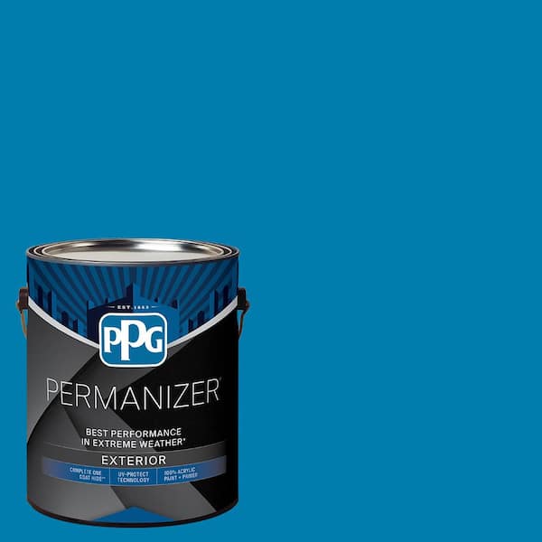 1 gal. PPG1237-7 Neptune Semi-Gloss Exterior Paint