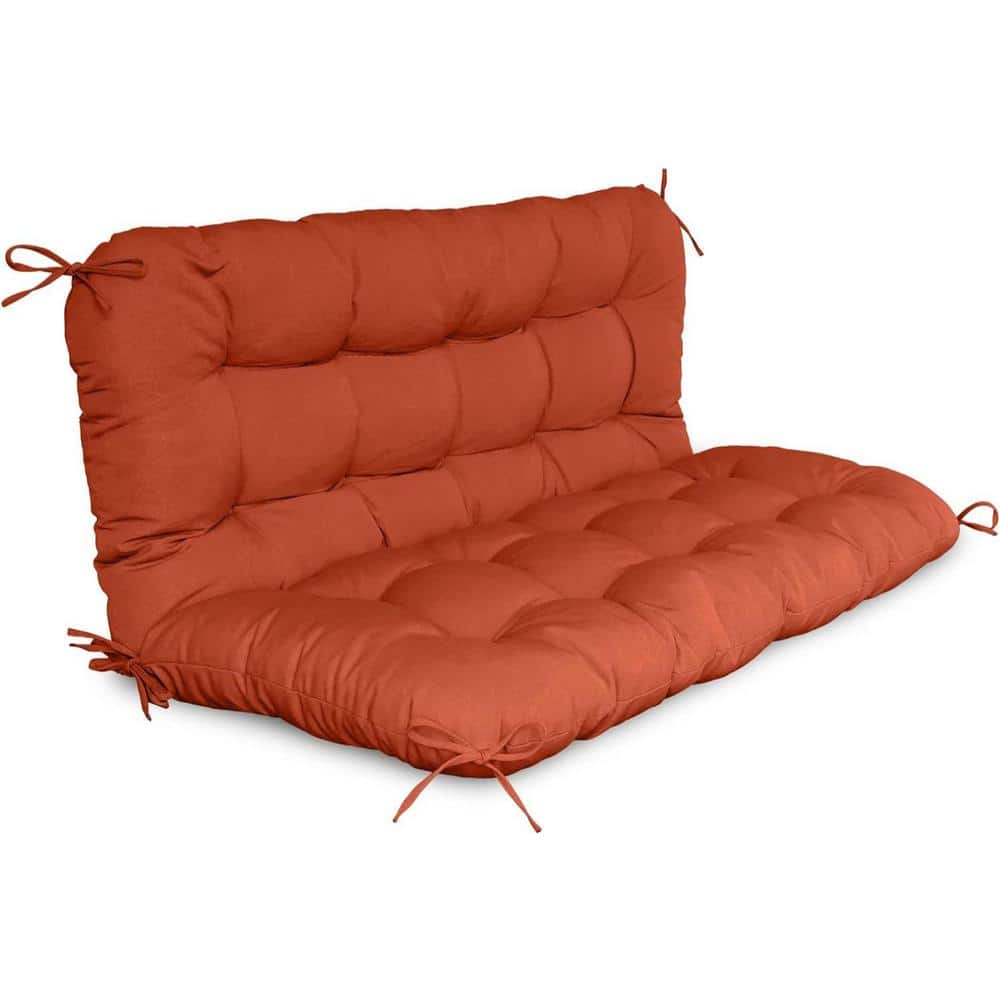 UV-Resistant 48 x 40 in. Spice Outdoor Porch Swing Cushion - 2-in-1 Detachable and Waterproof with Backrest price history on PriceWatchPro