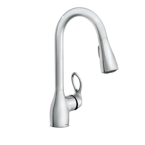 Kleo Single-Handle Pull-Down Sprayer Kitchen Faucet with Reflex and Power Clean in Chrome Kleo Single-Handle Pull-Down Sprayer Kitchen Faucet with Reflex and Power Clean in Chrome