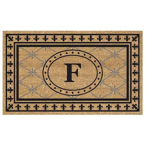 A1 Home Collections A1HC Bronze 23 in x 38 in Rubber and Coir Door Mat  Floral Border Dirt Trapper Heavy Weight Large Doormat A1HC029_Plain - The  Home Depot