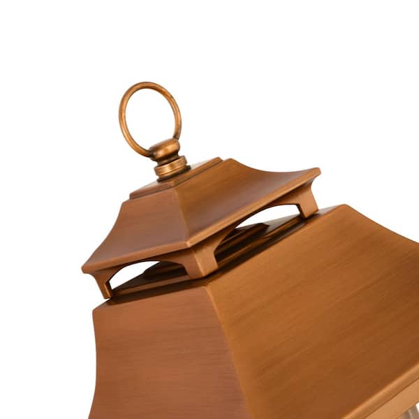 Generation Lighting Galena 17 in. H Natural Copper Outdoor