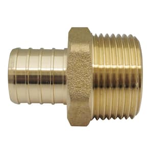 1 in. Brass PEX-B Barb x Male Pipe Thread Adapter