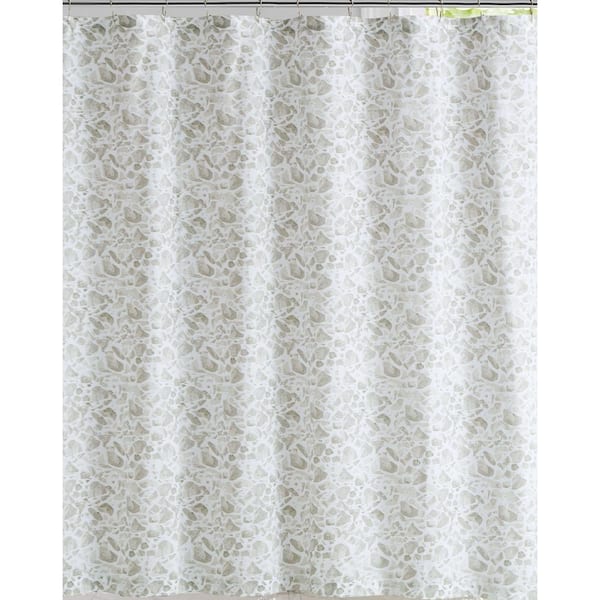 Brooklyn Loom Jasper 72 in. Abstract Shower Curtain