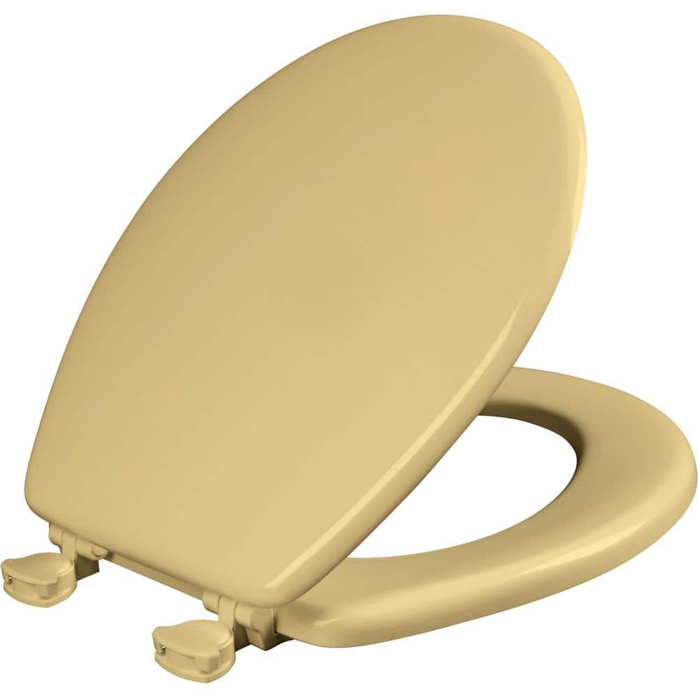 beige toilet seat