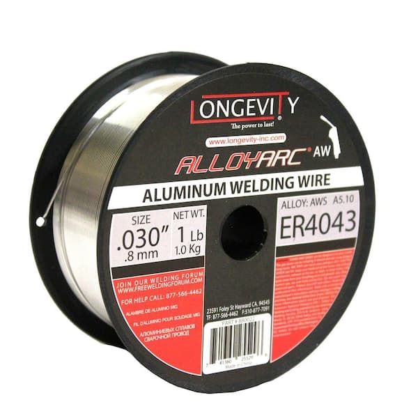 Longevity 4043 0.030 in. Alloy Arc MIG 1 lb. Wire