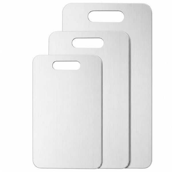 3-Piece Titanium Cutting Board Set for Kitchen, 100% Double-Sided Titanium Cutting Boards, Non-Toxic, Dishwasher Safe
