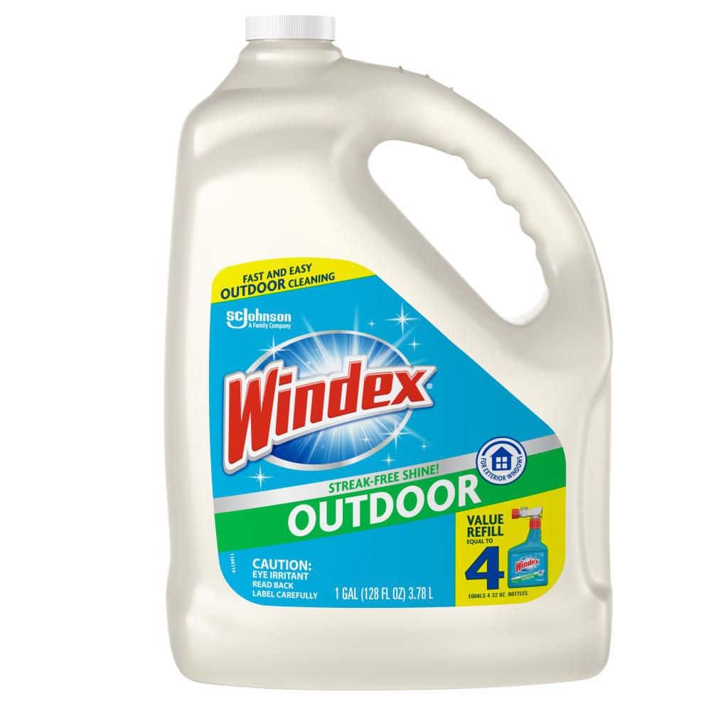 Windex 128 fl. oz. Outdoor Glass Cleaner Refill 320390 - The Home