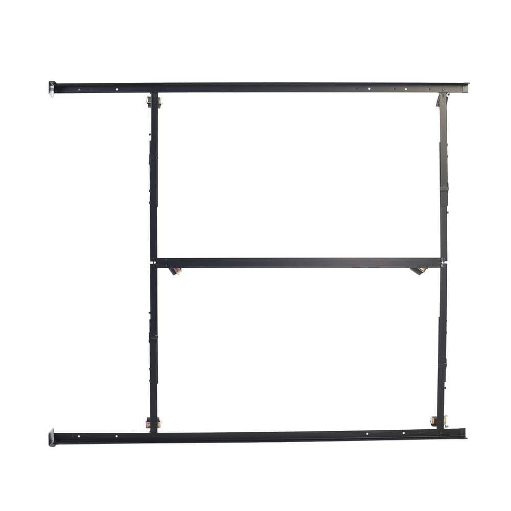 King Size Low-Profile Metal Box-Spring Frame with Large Rollers