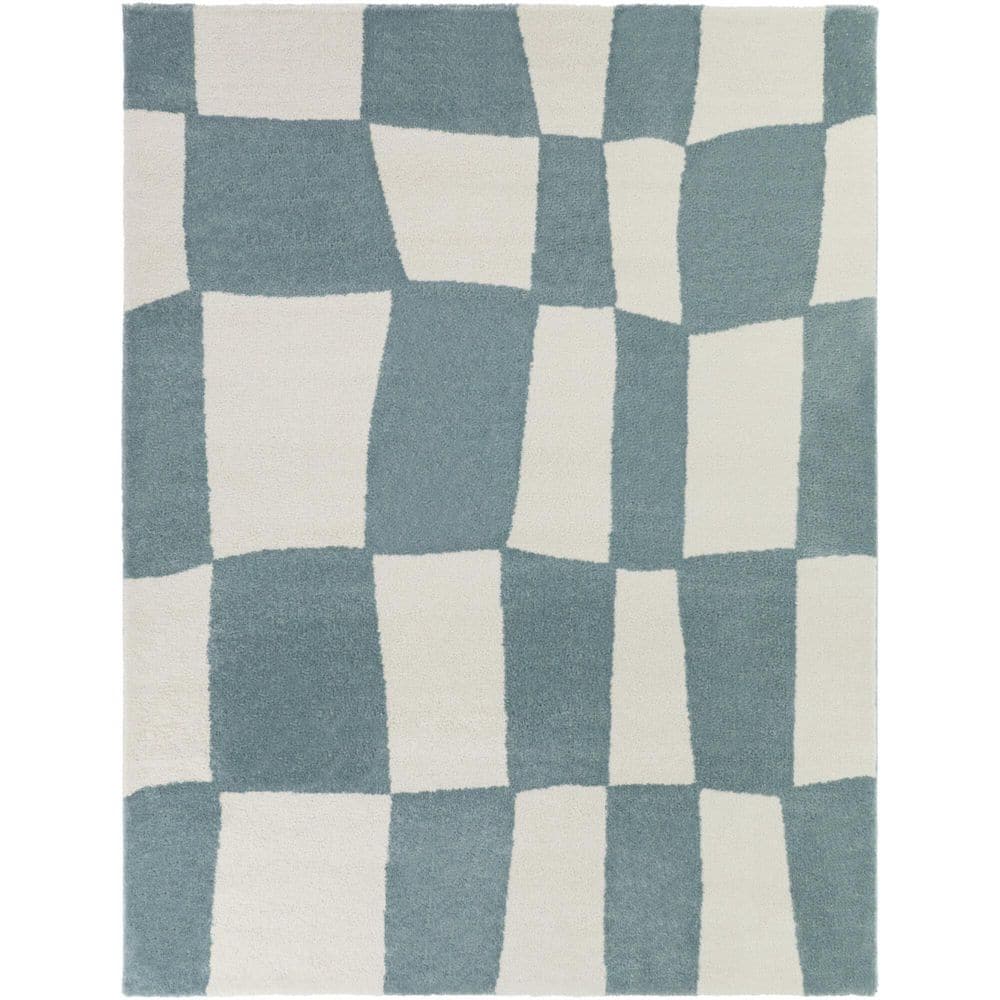 BALTA Enyo Light Blue 5 ft. x 7 ft. Area Rug 3136078 - The Home Depot