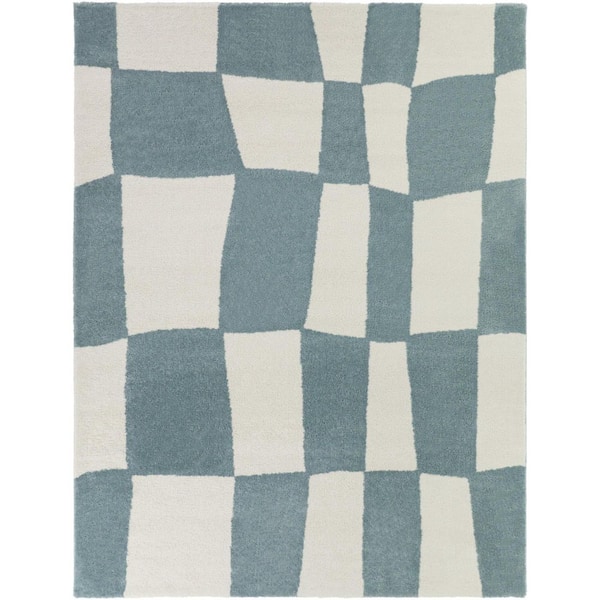 Enyo Light Blue 5 ft. x 7 ft. Area Rug