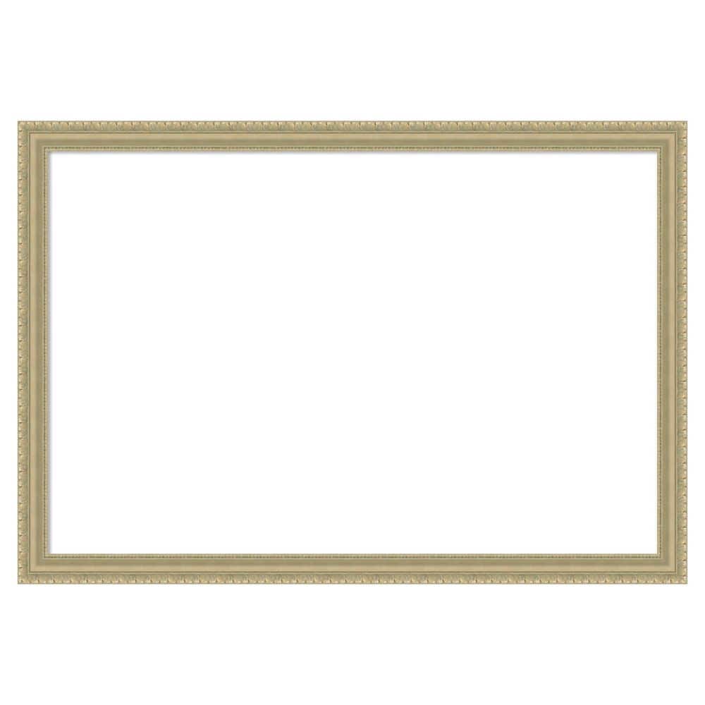 Champagne Teardrop 39 in. x 27 in. Wood Framed Dry Erase Magnetic Memo Board price history on PriceWatchPro
