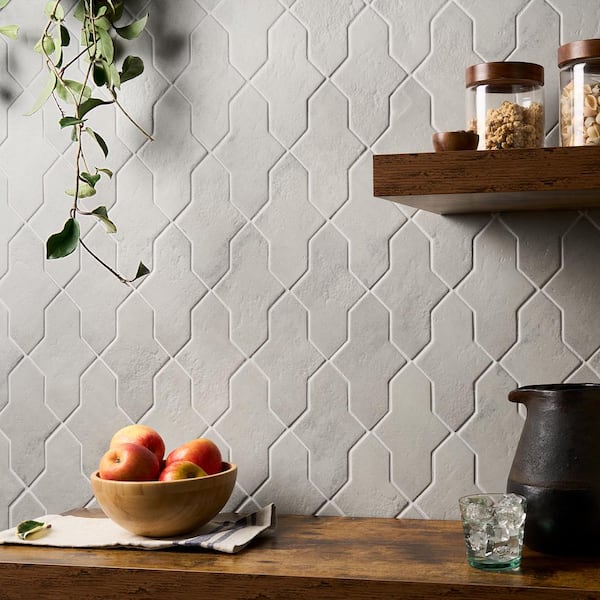Ivy Hill Tile Tripoli Cruz Dove Gray 4.84 in. x 8.46 in 