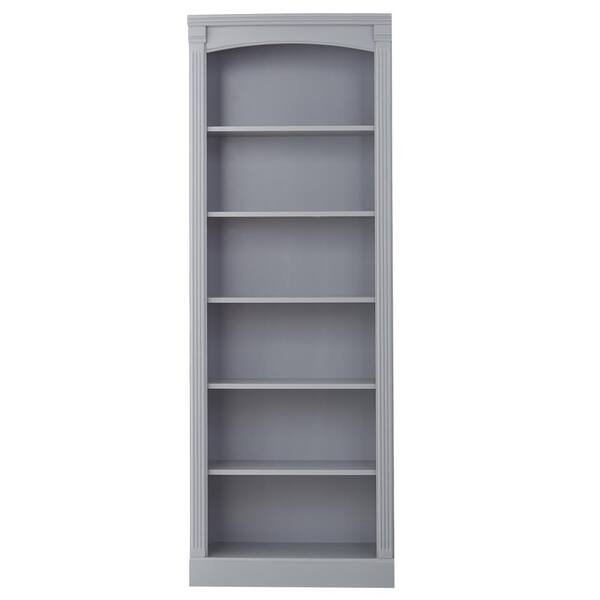 Unbranded Edinburgh Grey 6 Shelf Bookcase