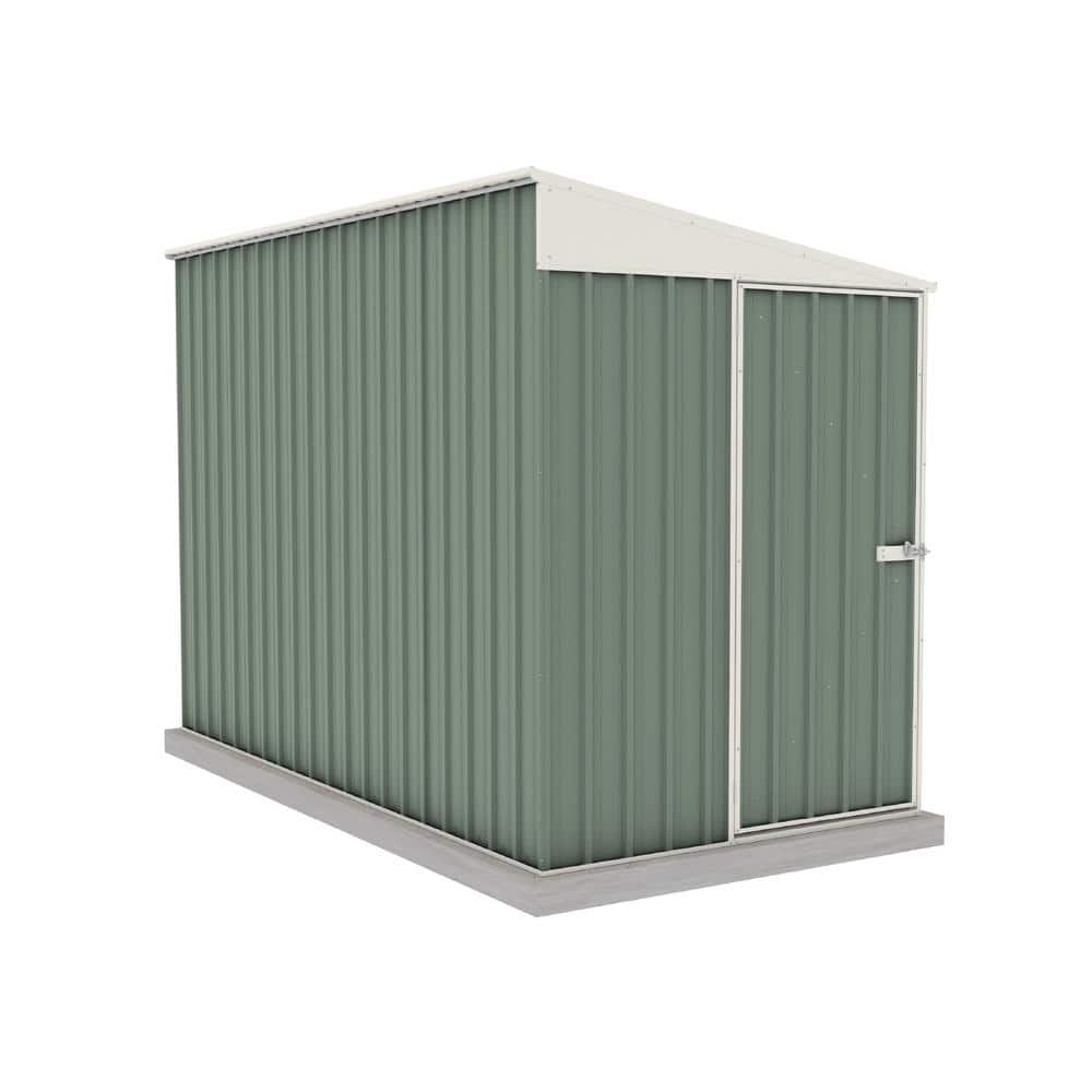 Durango 5 ft. W x 10 ft. D Metal Bike Shed in Pale Eucalypt SNAPTiTE Assemb