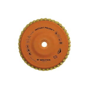 Instant Polish 4.5 in. x 5/8-11 in. GR Polish Finishing flap Disc (Pack of 5)