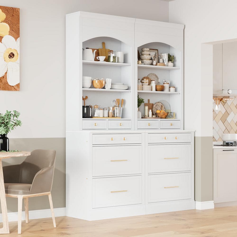 white-lycvki-pantry-organizers