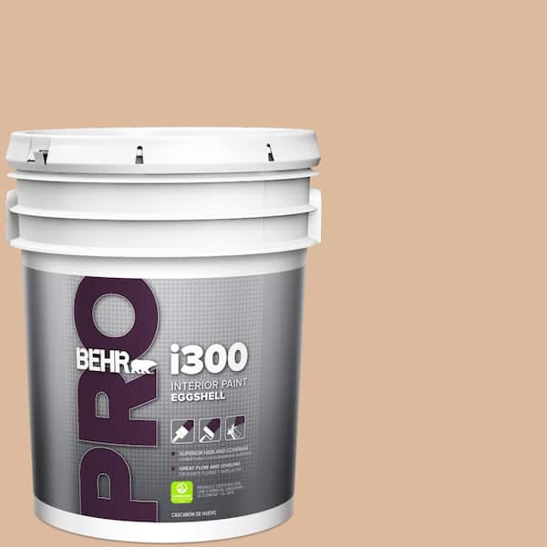 5 gal. #PPU3-09 Pumpkin Cream Eggshell Interior Paint