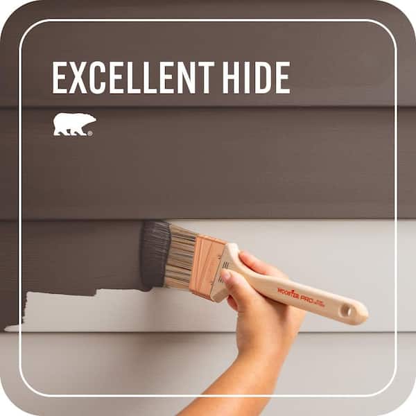 BEHR PREMIUM PLUS 1 gal. #BXC-78 Cordovan Leather Flat Exterior