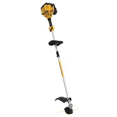 dewalt 27cc 2 cycle gas edger with attachment capability