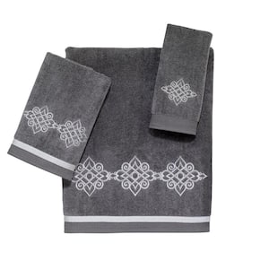 3-Piece Nickel Riverview Cotton Towel Set
