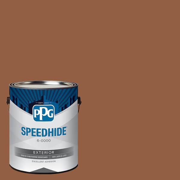SPEEDHIDE 1 gal. PPG1069-7 Cinnamon Spice Semi-Gloss Exterior Paint