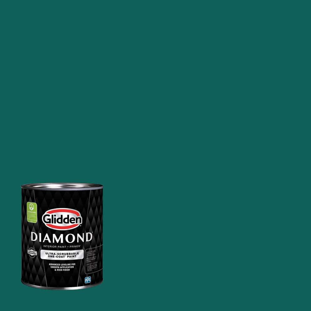 1 qt. PPG1142-7 Empress Teal Flat Interior Paint with Primer price history on PriceWatchPro
