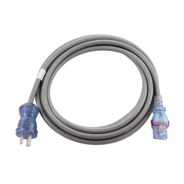 AC WORKS 10 ft. 13 Amp 16/3 Medical Grade Power Cord with Locking IEC C13