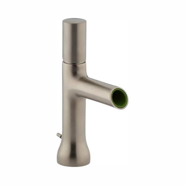KOHLER Toobi Single Hole Single Handle Low-Arc Water-Saving Bathroom Faucet in Vibrant Brushed Nickel