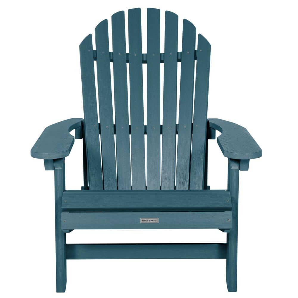 Nantucket Blue King Size Folding Reclining Adirondack Chair