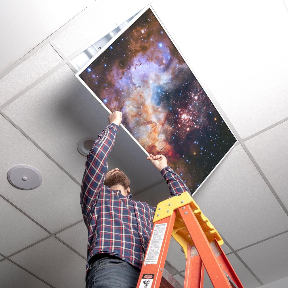 Stellar Gaze 46'' Fluorescent Ceiling Light Filter - Westerlund 2 Star Cluster